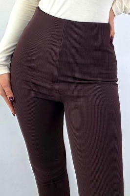 Pantaloni vatuiti, slim evazati, TetraFlex, cu banda modelatoare, MARO detaliu produs