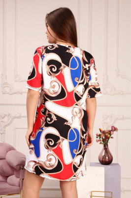 Rochie sport Paloma, cu imprimeu, Distinct2