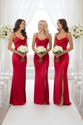 Set 5x Rochie lunga cu corset, Astoria, Rosu, Marime S/M