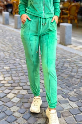 Trening de catifea Rosa, Turquoise, Marime S/M 5