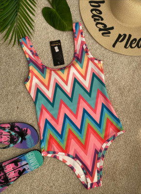 Body - costum de baie LYS Geometrica