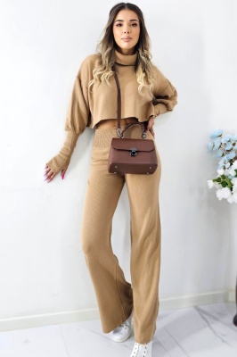 set lână pantaloni și bluză