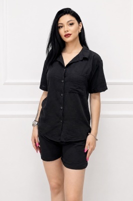 Set casual de vara KARMELL alb disponibil si in negru bleu roz