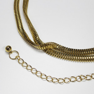 Curea metalica elastica dubla, Wilm, Auriu3