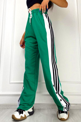 Pantaloni sport Basket, cu capse laterale si buzunare  4