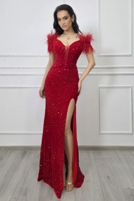 ochie rosie de ocazie cu croiala pe corp si efect glam