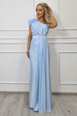 rochie de cununie albastru baby blue