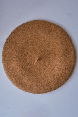 Basca dama French, de tip bereta, Crem 4