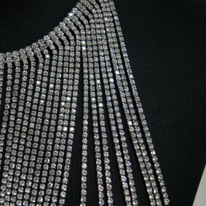 Colier Plastron cu pietre semipretioase, la baza gatului CP011
