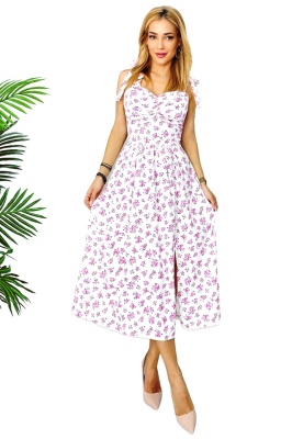 Rochie de vara Masha, cu imprimeu floral, Little Spring, Marime S/M 1