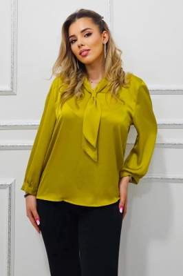 camasa satinata verde olive