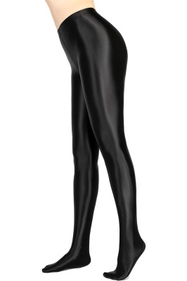 dress negru gros lucios