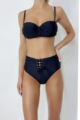 Costum de baie doua piese Julieta negru-fata