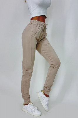 Pantaloni sport Minnie, cu text embosat, din bumbac2