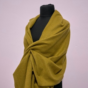 fular din casmir verde olive de dama