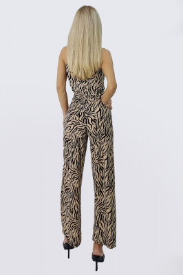 Salopeta larga Olympia, Animal print-leopard1
