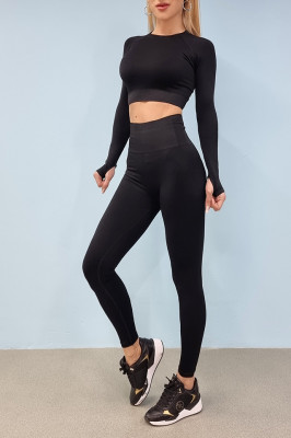 Compleu Fitness Morgan, Negru-lateral