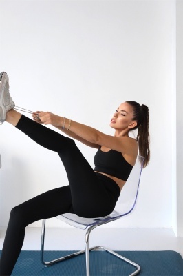 set yoga pentru antrenamente cu banda modelatoare