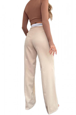 Pantaloni eleganti Renato, croiala lejera cu talie inalta si inchidere asimetrica cu doi nasturi 3