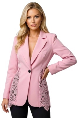 sacou elegant roz pentru evenimente