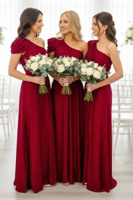 Set 3x Rochie de seara VelaNORA, cu micro-cristale, Rosu, Marime S/M