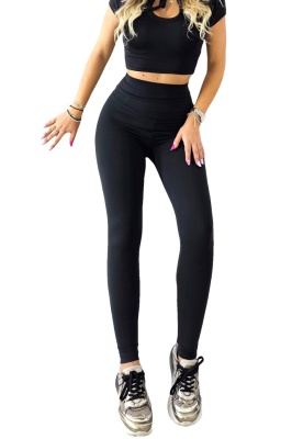 Colanti modelatori cu talie inalta Oysho negru