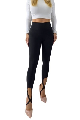 colanti fashion cu detaliu incrucisat