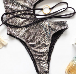 Costum de baie intreg Florence silver - FARA ACCESORIU TALIE