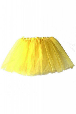 Costum de Halloween pentru copii, stil fustita, galben