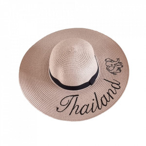 Palarie de plaja pentru femei, Thailand, Rose