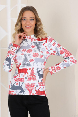 Bluza cu imprimeu de Craciun - Merry Christmas