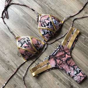 Costum de baie doua piese Royal Animal Print