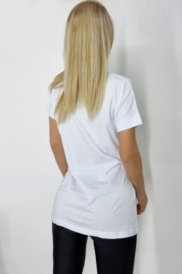 Tricou dama Blooming, cu imprimeu grafic 