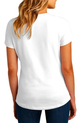 Tricou dama Graphic Story, cu imprimeu realist si cristale asortate, Belive Yourself verso