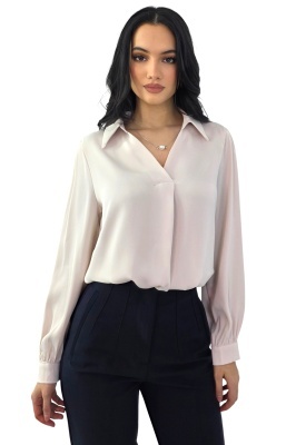 camasa roz pal pastel eleganta pentru tinute office