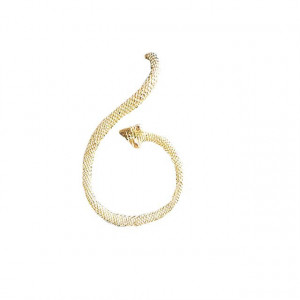 Cercei lungi Nath, cu pietre semipretioase, in forma de snake, auriu, CS0165