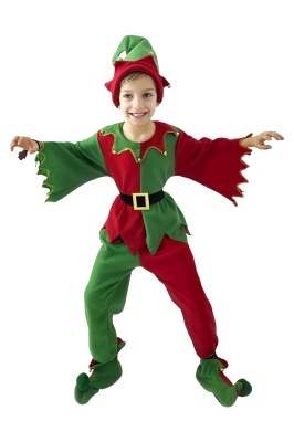 costum de spiriduș pentru copii Elfin Candy