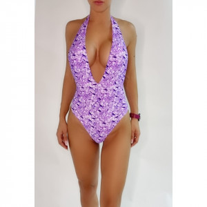 Costum de baie intreg Oxy lila-fata 1