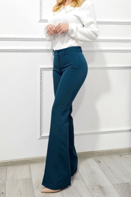 pantaloni de dama bleumarin de zi cu zi