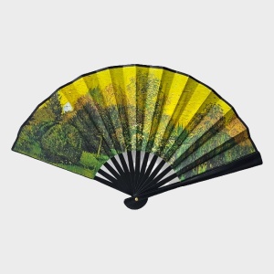 Set Summer, geanta mica pentru plaja, palarie si evantai, Gradina de vara, Van Gogh 1