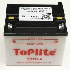 TOPLITE YUASA - YB7C-A / GM7CZ-3D (CU INTR., NU INCL. ACID)