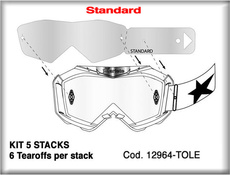 ARIETE - KIT 5 SETURI TEAROFF (STANDARD) CU 6 BUCATI PER SET