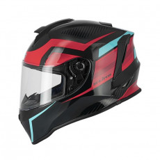SIFAM - Casca copii full-face S-LINE S445 - NEGRU / ROSU, M