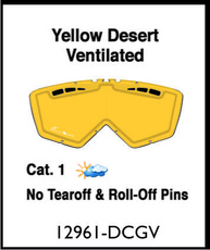 ARIETE - LENTILE - DOUBLE CYLINDRICAL YELLOW VENTILATED