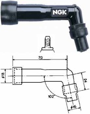 NGK - PIPA BACHELITA - XB05F