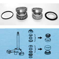 RULMENTI JUG (SET SUP. + INF.) - HONDA MX SSH904