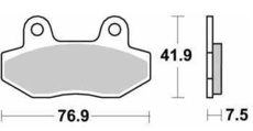 SBS - PLACUTE FRANA STREET EXCEL SINTER - 814LS