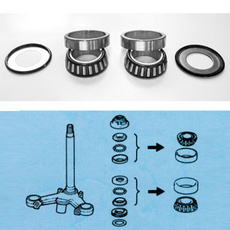 RULMENTI JUG (SET SUP. + INF.) - HONDA MX SSH905