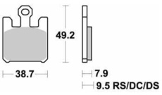 SBS - PLACUTE FRANA STREET EXCEL SINTER - 788HS