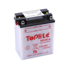 TOPLITE YUASA - YB12A-A (CU INTR., NU INCL. ACID)